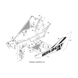 Decal,Front Door Lwr-Rh-(Wm) By Arctic Cat 4411-568 OEM Hardware 4411-568 Off Road Express