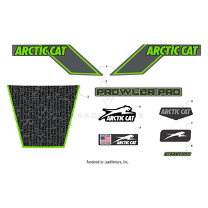 Decal, Front - Fender By Arctic Cat 7411-461 OEM Hardware 7411-461 Off Road Express