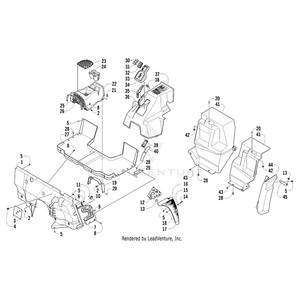 Decal, Front Fender - Right By Arctic Cat 2411-804 OEM Hardware 2411-804 Off Road Express