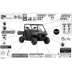 Decal HD9 by Can-Am 704908834 OEM Hardware 704908834 Off Road Express Peach St