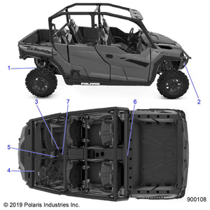 Decal-Hitch,2000 Lb,Eu by Polaris 7185986 OEM Hardware P7185986 Off Road Express