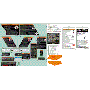 Decal Homologation by CF Moto 5HY0-190009 OEM Hardware 5HY0-190009 Northstar Polaris