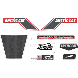 Decal, Hood - Crest By Arctic Cat 7411-847 OEM Hardware 7411-847 Off Road Express