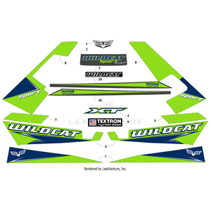 Decal,Hood-Crest (Wc Sport Xt) By Arctic Cat 6411-672 OEM Hardware 6411-672 Off Road Express