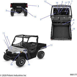 Decal-Hood Side,570,Lh by Polaris 7180911 OEM Hardware P7180911 Off Road Express