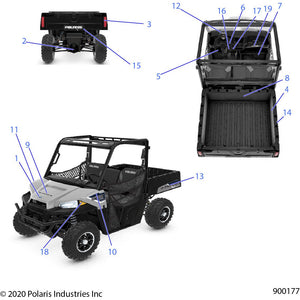 Decal-Hood Side,570,Right by Polaris 7180912 OEM Hardware P7180912 Off Road Express