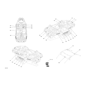 Decal Left Side Door by Can-Am 704906560 OEM Hardware 704906560 Off Road Express