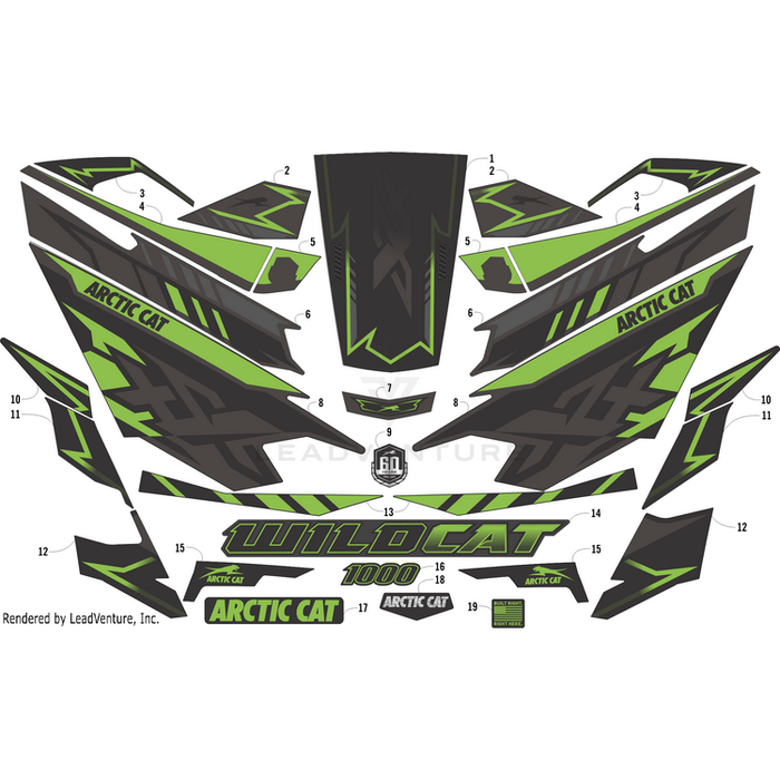 Decal, Pillar - Front - Left By Arctic Cat