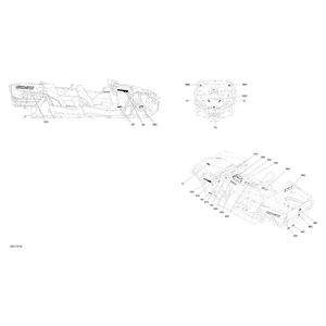 Decal Rotax Power by Can-Am 704905822 OEM Hardware 704905822 Off Road Express