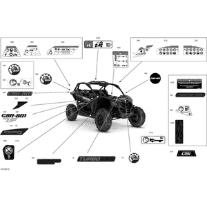 Decal "Rotax Power" by Can-Am 704908105 OEM Hardware 704908105 Off Road Express Peach St