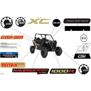 Decal "Rotax Power" by Can-Am 704908594 OEM Hardware 704908594 Off Road Express Peach St