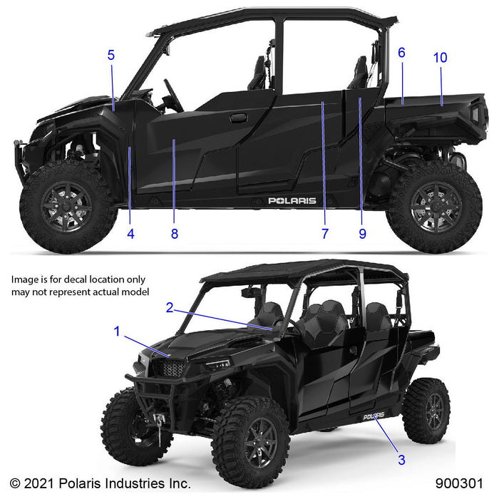 Decal-Rr.Door,Back,Lh by Polaris