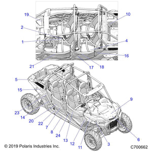 Decal-Rr.Fndr,Side,Btm,Right by Polaris 7191832 OEM Hardware P7191832 Off Road Express