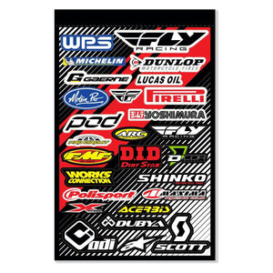 Decal Sheet Wps 4 Mil By D'Cor 40-90-602 Decal Sheet 862-4090602 Western Powersports