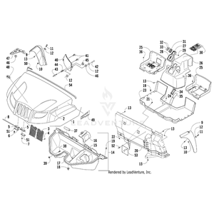 Decal, Shift Gate By Arctic Cat 1411-954 OEM Hardware 1411-954 Off Road Express