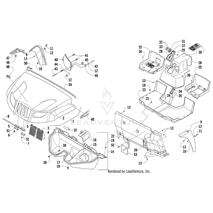 Decal, Shift Gate By Arctic Cat