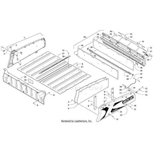 Decal, Side Panel - Left By Arctic Cat 4411-775 OEM Hardware 4411-775 Off Road Express