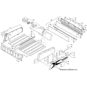 Decal, Side Panel - Left By Arctic Cat 5411-359 OEM Hardware 5411-359 Off Road Express