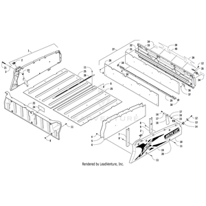 Decal, Tailgate - Center By Arctic Cat 5411-706 OEM Hardware 5411-706 Off Road Express