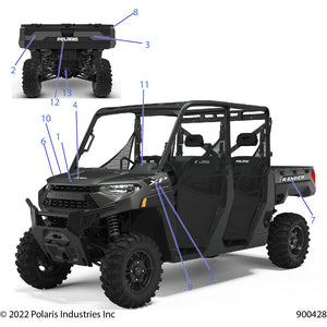 Decal-Tailgate,Lh by Polaris 7198471 OEM Hardware P7198471 Off Road Express