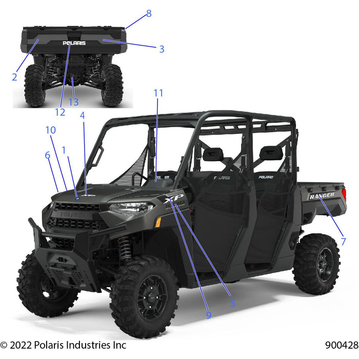 Decal-Tailgate,Lh by Polaris