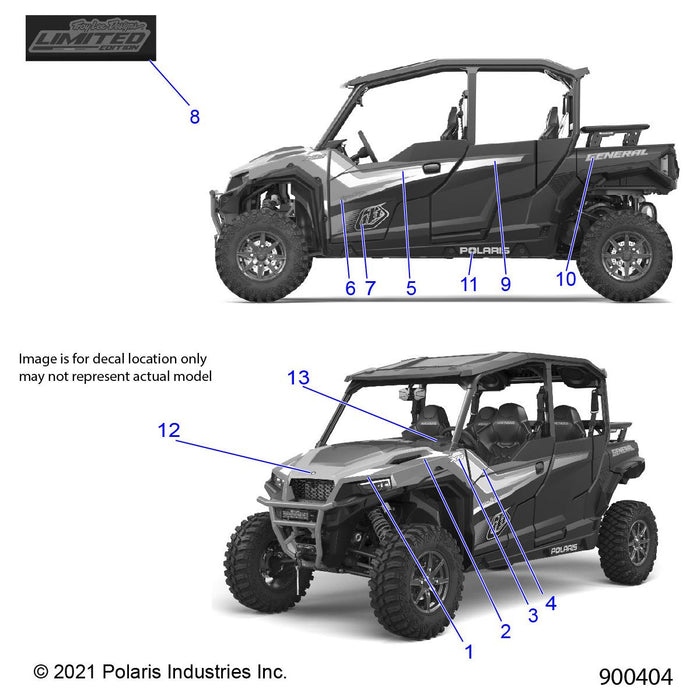 Decal-Tailgate,Lim.Ed,Tld by Polaris