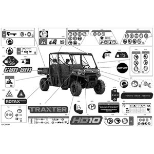 Decal Traxter by Can-Am 704908842 OEM Hardware 704908842 Off Road Express Peach St