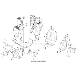 Decal, Warning - Console By Arctic Cat 2411-095 OEM Hardware 2411-095 Off Road Express