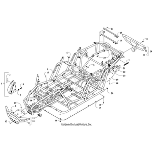 Decal,Warning-Rear-Passenger By Arctic Cat 3411-253 OEM Hardware 3411-253 Off Road Express