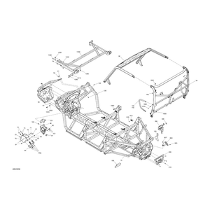 Deep Black, Chassis Kit by Can-Am 715009077 OEM Hardware 715009077 Off Road Express Drop Ship