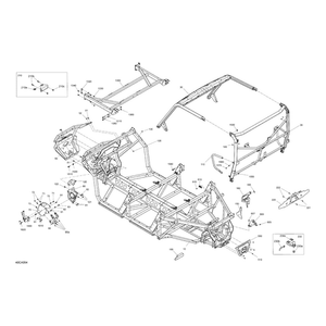 Deep Black, Chassis Kit by Can-Am 715009081 OEM Hardware 715009081 Off Road Express Drop Ship