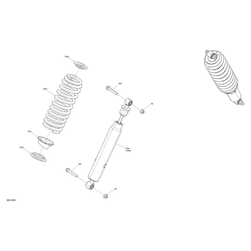 Deep Black, Compression Spring by Can-Am