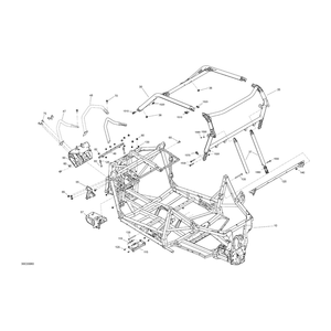 Deep Black, Frame by Can-Am 715006776 OEM Hardware 715006776 Off Road Express Drop Ship