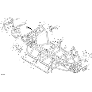 Deep Black, LH Guard Panel by Can-Am 705208715 OEM Hardware 705208715 Off Road Express Peach St