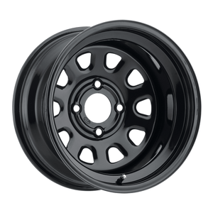 Delta Steel 12x7 Black Wheel by ITP 1221753014 Non Beadlock Wheel 57-9239 Tucker Rocky Drop Ship