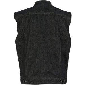 Denim Vest by Z1R Vest Parts Unlimited Drop Ship