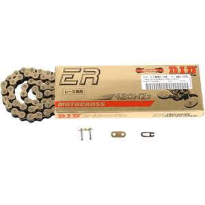 Dha Series Non-O-Ring Chain (Nz) By Did 420NZ3-G/B-120 Rear Drive Chain 1221-0022 Parts Unlimited Drop Ship