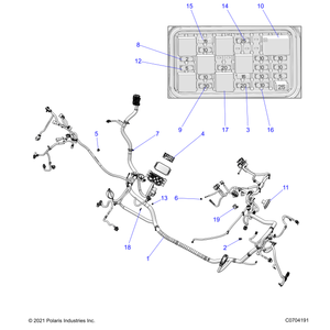 Diagnostic Cover With Clip by Polaris 4012170 OEM Hardware P4012170 Off Road Express