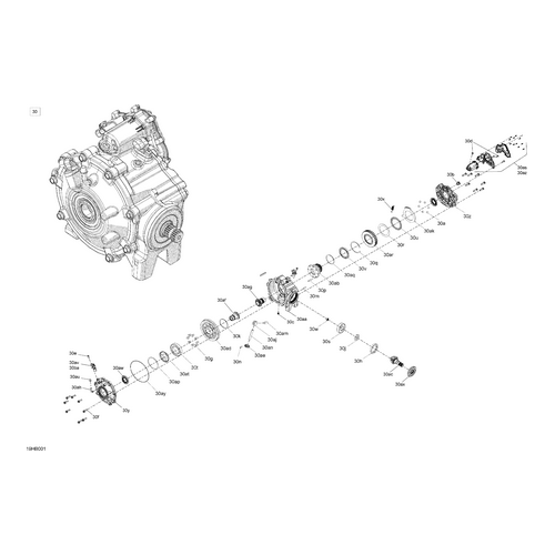 Diff Pinion Gear 9T by Can-Am