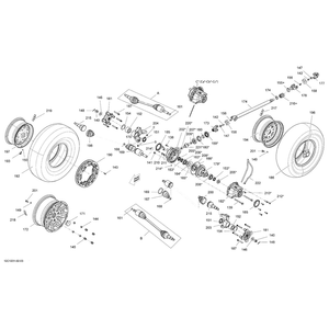 Differential Boot Kit by Can-Am 705400512 OEM Hardware 705400512 Off Road Express