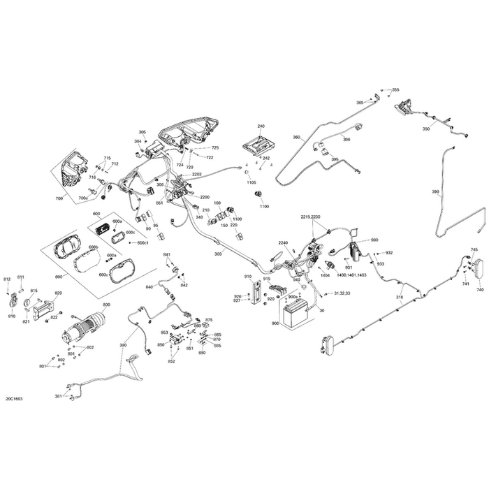 Differential Lock Switch by Can-Am