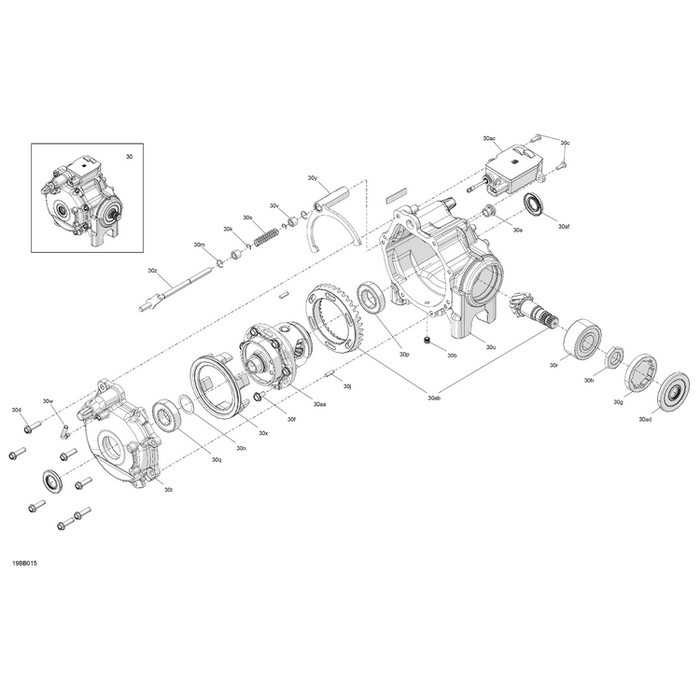 Differential Sub-Assembly by Can-Am