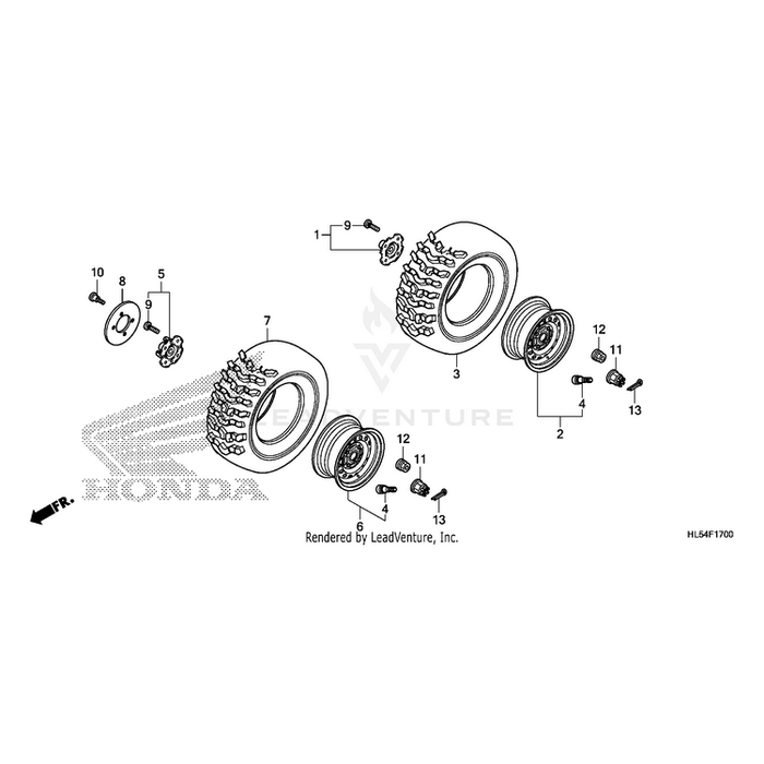 Disk, Front Brake by Honda