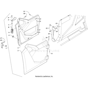 Door, Assembly - Left By Arctic Cat 8506-157 OEM Hardware 8506-157 Off Road Express