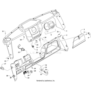 Door, Glove Box By Arctic Cat 5406-989 OEM Hardware 5406-989 Off Road Express