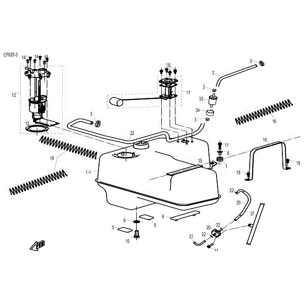 Double Check Valve by CF Moto