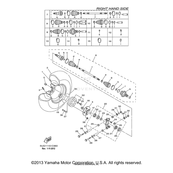 Double Off Set Joint by Yamaha