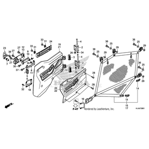 Dr, Rear L Pnl (Type1) by Honda 73610-HL4-MB0ZA OEM Hardware 73610-HL4-MB0ZA Off Road Express Peach St