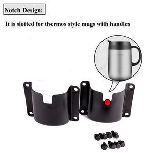 Drink Cup Holder Door Mount for Honda Pioneer 700-4/1000-5 by Kemimoto FTVBH005 Drink Holder FTVBH005 Kemimoto