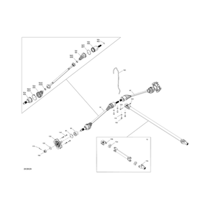 Drive Axle Assy by Can-Am 705403304 OEM Hardware 705403304 Off Road Express Peach St